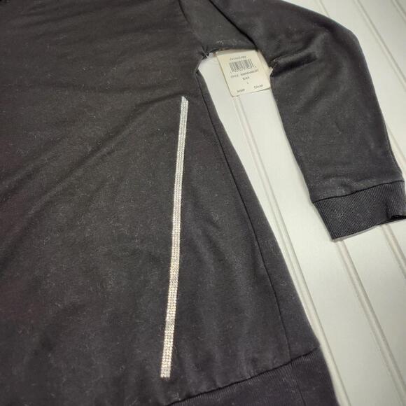 Retrology Black Sweatshirt with Sparkle Detail, Size Large, New with Tags - Picture 3 of 9